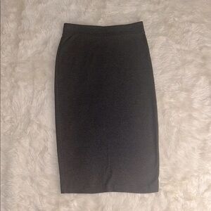 H&M Divided Dark Gray Pencil Skirt